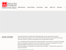 Tablet Screenshot of dong-gia.com